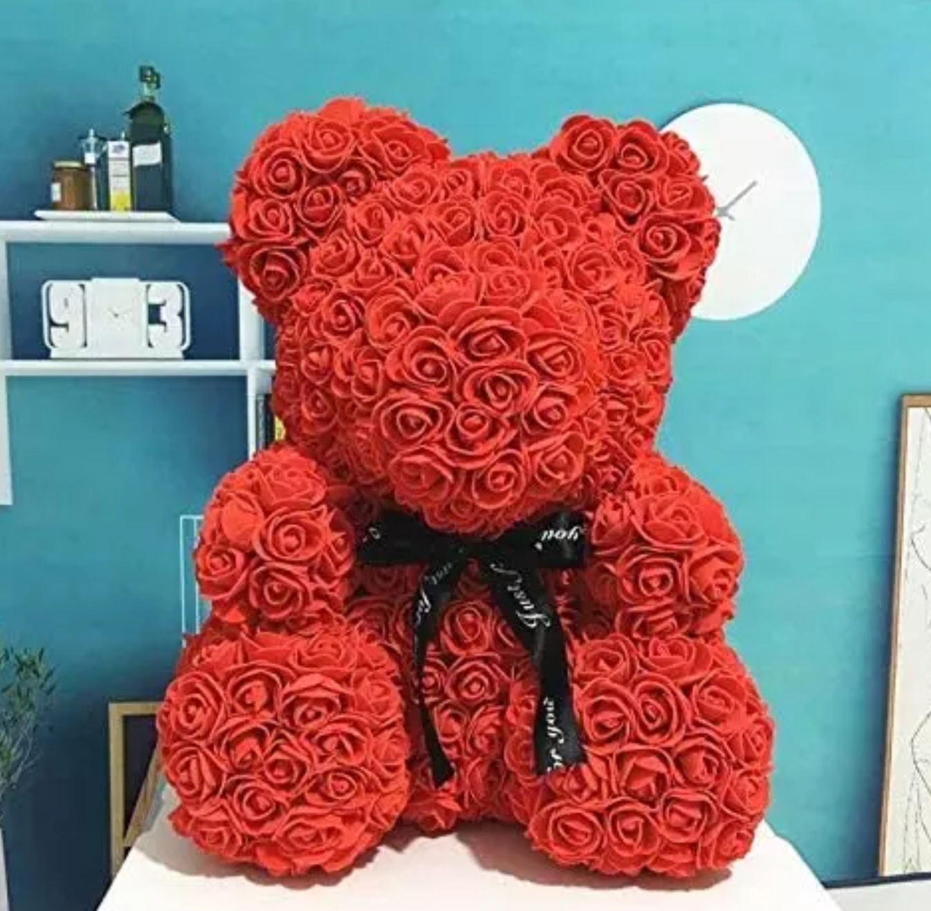 Large red best sale teddy bear